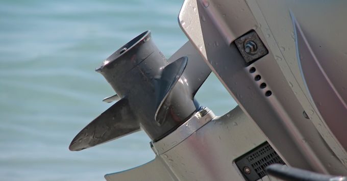 Outboard Motor Boat Prop